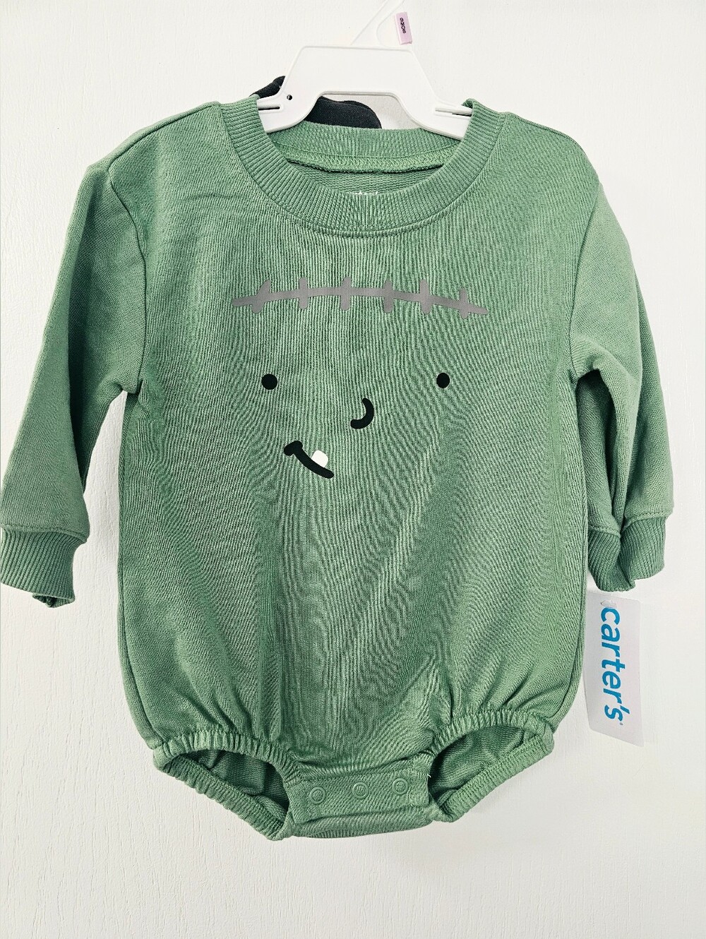 Carter’s My First Halloween Frankenstein Romper + Hat Set 9M NWT